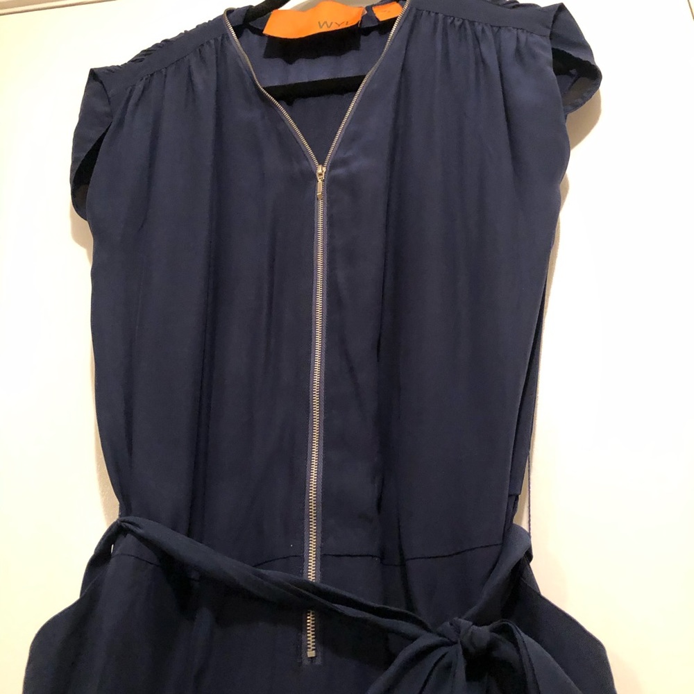 **SOLD**WYL silky soft jumpsuit in Navy